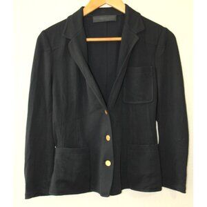 Donna Karan Vintage Black Label Womens Long Sleeve Blazer 6 Union Made USA